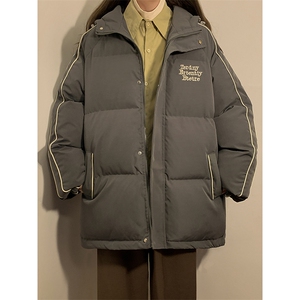 冬季宽松/连帽休闲外套潮加厚棉衣XZ102B-1M2683-P125图片