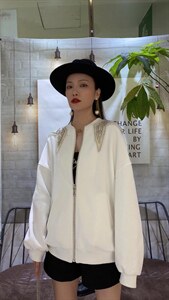 新款加厚复合大版大领珠花外套,其它,無限度