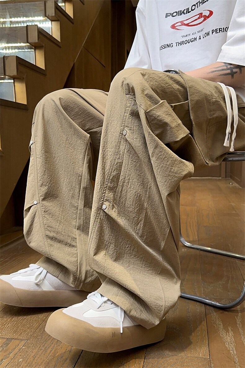M-8XL工装痞帅铆钉美式高街青少年潮牌男裤XZ301b-2-CK721P40,男装休闲裤,星座301B-2（原A443-1）