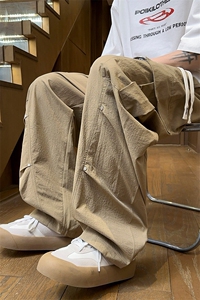 M-8XL工装痞帅铆钉美式高街青少年潮牌男裤XZ301b-2-CK721P40图片