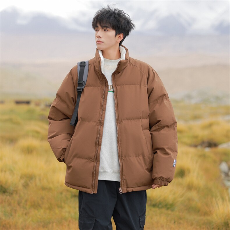抖音直播连帽棉衣假两件加厚棉袄情侣款百搭面包服MY111-P65,男装棉衣,星座1402-1