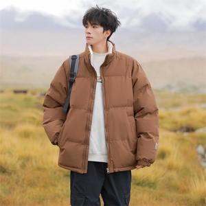 抖音直播连帽棉衣假两件加厚棉袄情侣款百搭面包服MY111-P65图片