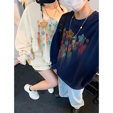 ！圆领卫衣男装港风长袖T恤男外套男WY129-P28，男装卫衣，电商B367