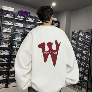 ！ 圆领卫衣港风长袖T恤男外套男WY126-P28图片