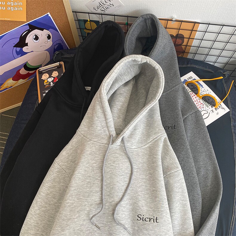 WY2098-P40纯棉连帽卫衣男大码运动帽衫宽松薄外套男，男装卫衣，电商A040