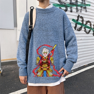 M19203-P45 加绒款-P65 加厚加绒毛衣男大码毛线衣男针织衫男线衫图片
