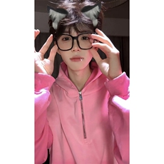 网图渐变色卫衣金属拉链设计感连帽上衣外套WY888-P65，女装短外套，星座1213