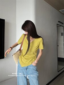 现货 设计师款不规则T色彩随心选图片