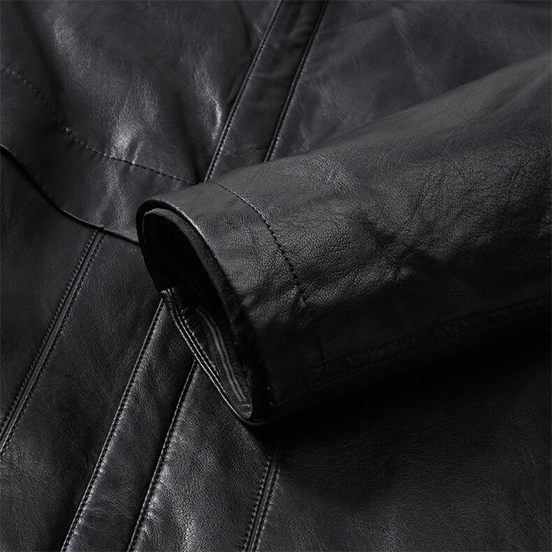 时尚商务爸爸PU羽绒服可脱卸内胆爸爸装休闲羽绒外套HM2315-P320,男装羽绒服,电商B212（原钱塘6029）