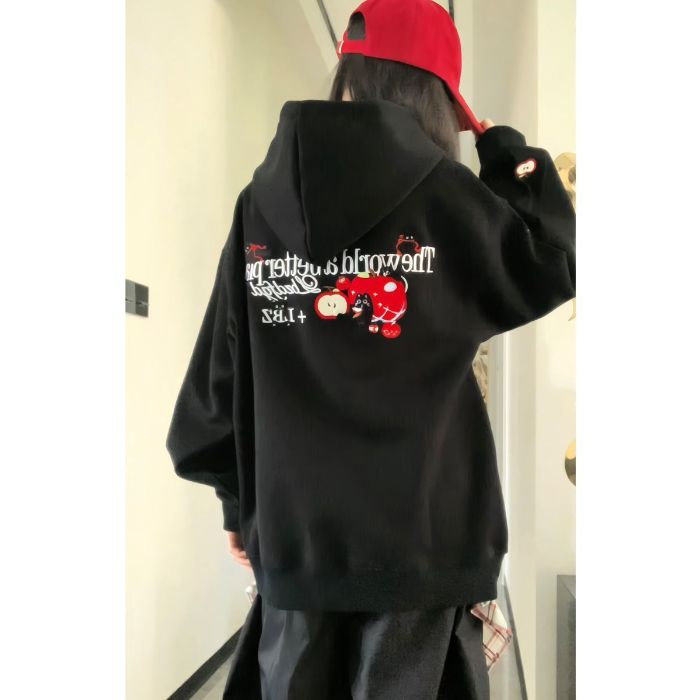 5244-P55原版做工毛巾绣后包拉肩【纯棉华棉复合】薄款,女装卫衣/绒衫,星座617A-2