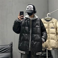 DSA028-MY2101P110冬季新款棒球服皮棉衣男外套控138，男装棉衣，电商A028