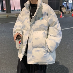 迷彩扎染贴标新标白鸭绒羽绒服A247-YR106 特批P195控298图片