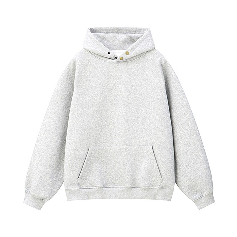 抖音得物高品质美式高街重磅曼巴棉古铜两粒扣连帽卫衣外套XS066，女装短外套，电商A486-1