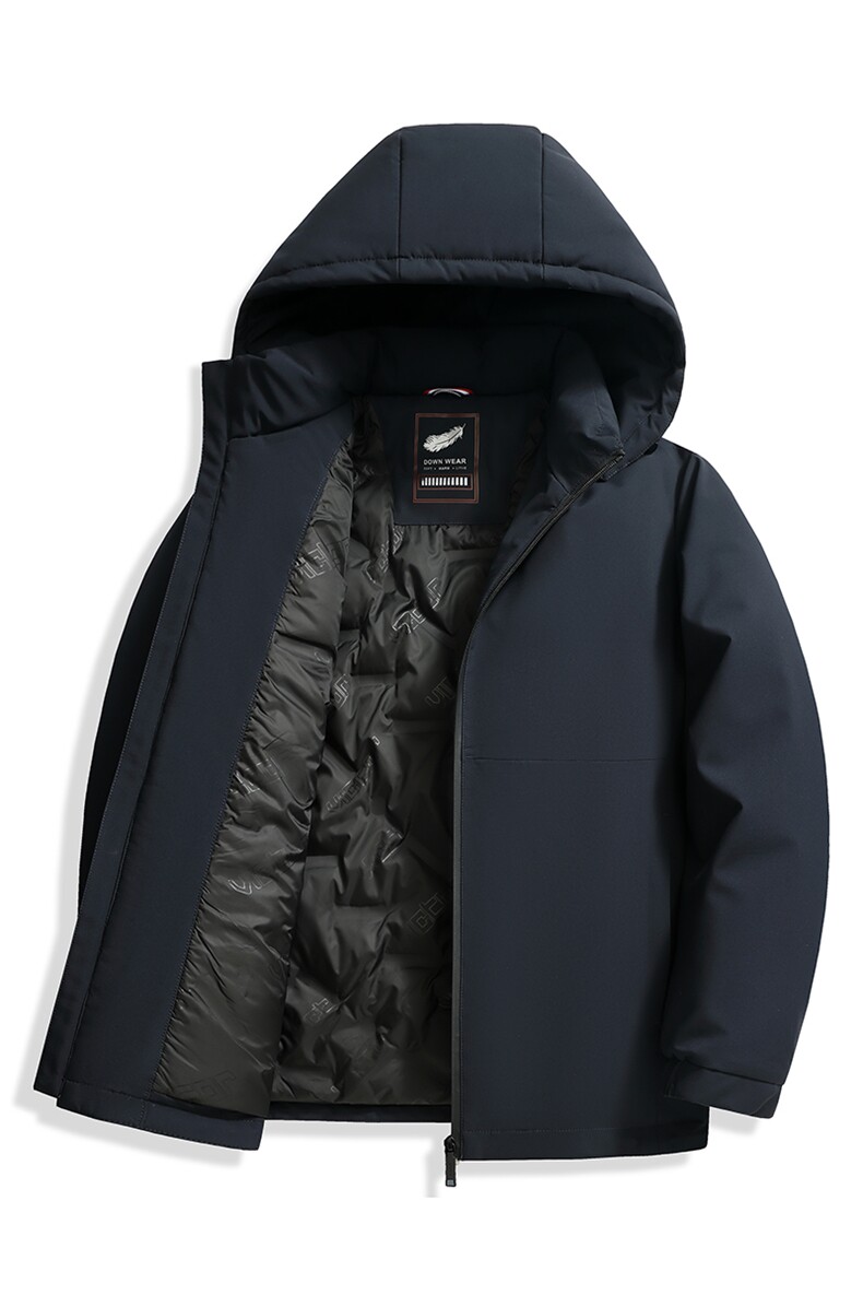 新标有男士冬季可脱卸帽羽绒服防风保暖外套62388-P130,男装羽绒服,星座1409-3