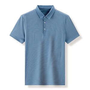 夏季中老年冰丝t恤男装宽松中年爸爸夏装短袖POLO衫速干半袖上衣图片