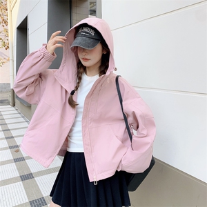 档口现货2026女装春秋装新款休闲风衣外套女353-p125-k178图片