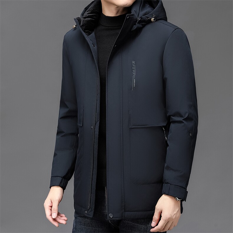 NN8339钱塘2020-3新款商务休闲冬季厚款中年男士羽绒服P200,男装羽绒服,钱塘207-3