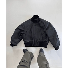 MF06-特P90美式高街立领棒球棉服飞行夹克棉衣短款外套男，男装夹克，电商B327
