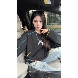 抗菌速干索罗娜不规则线长袖t恤男女 cp222-特p45图片