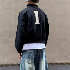 WT95-P71春秋季韩版时髦复古学院cleanfit刺绣短款夹克男士宽松，男装夹克，电商B323A