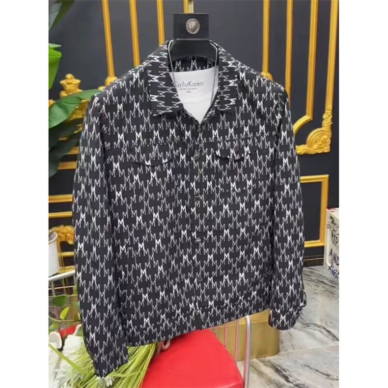 (网络图)韩版休闲时尚都市满纹翻领高品质衬衣外套313B-24507-P95,男装衬衫,星座313B