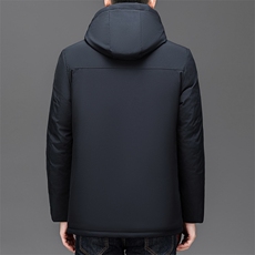 NN3801加绒钱塘2020-3商务厚款简约冬季新款中年男士棉衣外套P90，男装棉衣，钱塘207-3