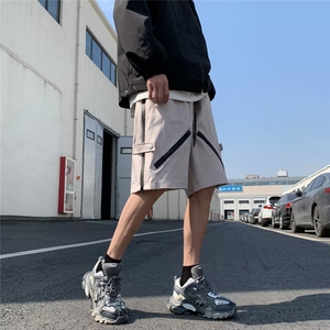直筒男休闲裤工装裤宽松型青春流行潮五分裤时尚潮牌DH930-P35图片