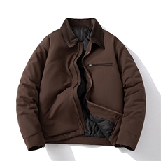 现货4色翻领秋冬飞行服棉服情侣装夹克复古外套，男装棉衣，电商A105