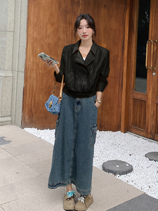 休闲短外套女2025春秋新款百搭气质显瘦韩版斜拉链夹克上衣米白色图片