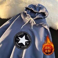 WY2008-P35加绒款-P40纯棉连帽卫衣男大码运动帽衫宽松薄外套男,男装卫衣,电商A040