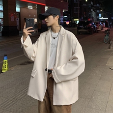 XZ213-19XZ08-P88控108港风大码oversize痞帅休闲西装痞帅外套，男装西服套装，星座213