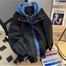 现货假两件夹克男三防二开冲锋衣外套DSA157B-JK763-特P60，男装夹克，电商A157B