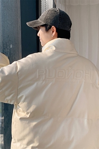 冬季青少年加绒加厚棉服时尚刺绣棉衣外套男士8873-P115控价148图片