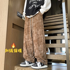 秋冬加绒加厚灯芯绒扎染休闲裤712-KK371P65，男装休闲裤，星座712