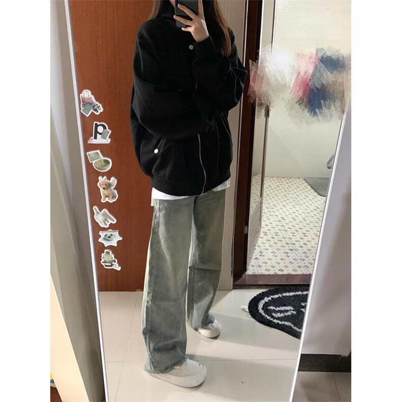 潮牌街头风开衫连帽重磅卫衣男女春秋季宽松休闲外套W213,男装卫衣,星座1116A（原606A-3）