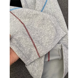 新款宽松休闲裤男潮百搭裤子夏季薄款坠感阔腿拖地长裤MKF30 P37图片
