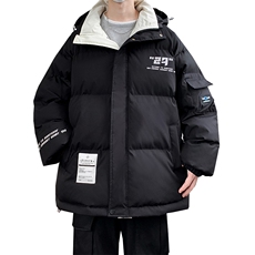 冬季宽松/连帽休闲外套潮加厚棉衣XZ102B-1M2686-P125，男装棉衣，星座102B-1