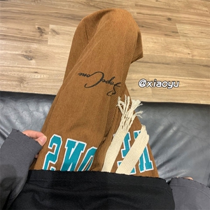 XZ616 秋季新款重磅灯芯绒百搭休闲长裤 TY413 P55控68图片