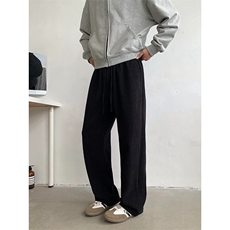 麦穗纹休闲裤男款春季阔腿运动卫裤男生直筒宽松男士裤子K178，男装休闲裤，星座1116A-1（原606A）