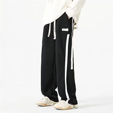 加绒加厚男款长裤青少年初高中生秋冬季大童运动卫裤G985/P46，男装休闲裤，星座506