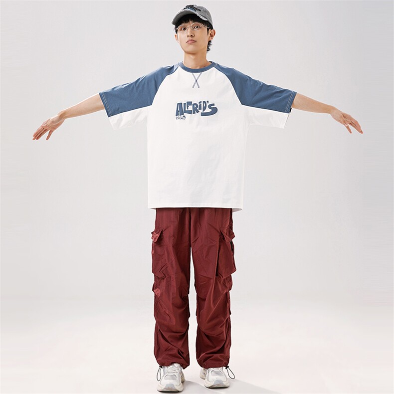 2024夏季新款男装日系潮牌纯棉印花圆领宽松短袖休闲T恤T930-F50,男装T恤,电商A101（原外27）