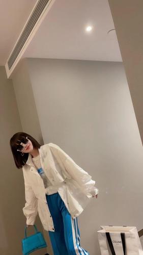 ZCL602欧洲站潮牌宽松抽红百搭薄款外套,女装,L·H·X