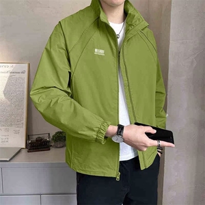 冲锋衣外套春秋款2026新款立领防晒服休闲夹克潮流百搭男装秋图片