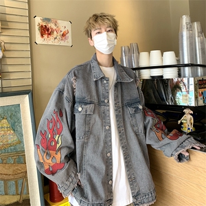 春秋新款牛仔夹克男百搭牛仔外套JK08322-P63图片