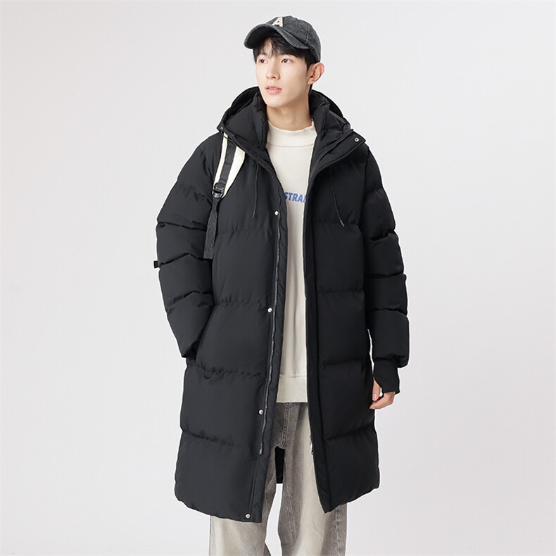 冬季潮牌情侣中长款连帽加厚保暖大棉袄8804-P85,男装棉衣,星座209-1