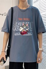！春夏新款纯棉宽松短袖T恤男士情侣体恤衫男DX09-P20，男装T恤，电商B367