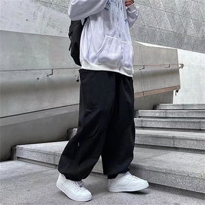 日系复古大口袋工装裤男ins潮牌高街宽松直筒阔腿休闲裤AK528-P40