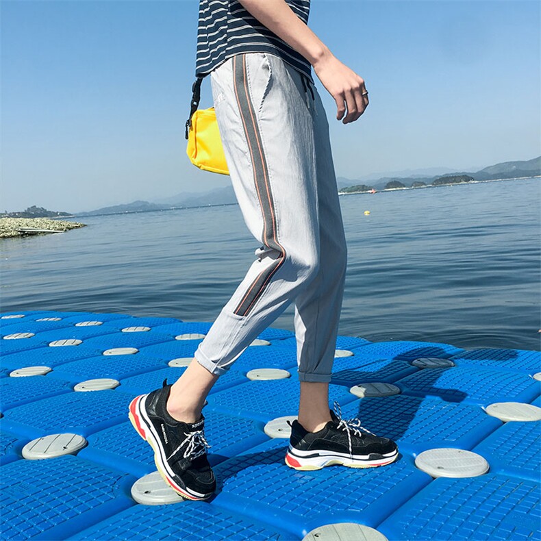 休闲裤2021年夏季修身修身韩版潮青春流行百搭气质流行,男装休闲裤,电商A313-1