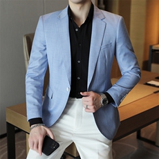 26做货-男士休闲西装修身韩版西服外套小西装上衣DX6113P165，男装西服套装，电商D216