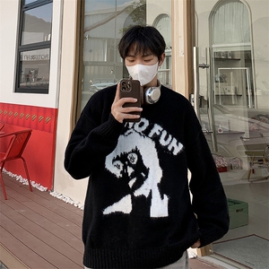 B419P48秋冬男装毛衣圆领打底衫毛衣线衫男装